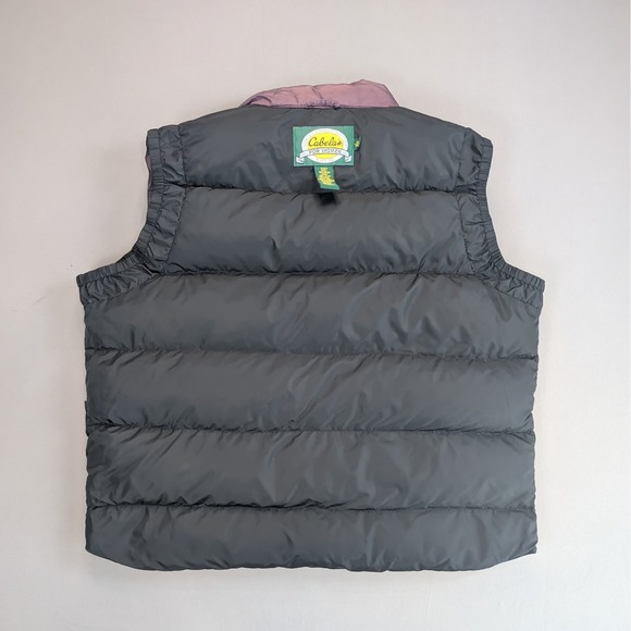 Cabela's Women's XL 650 Fill Goose Down Vest Purple Insulated - Picture 7 of 10